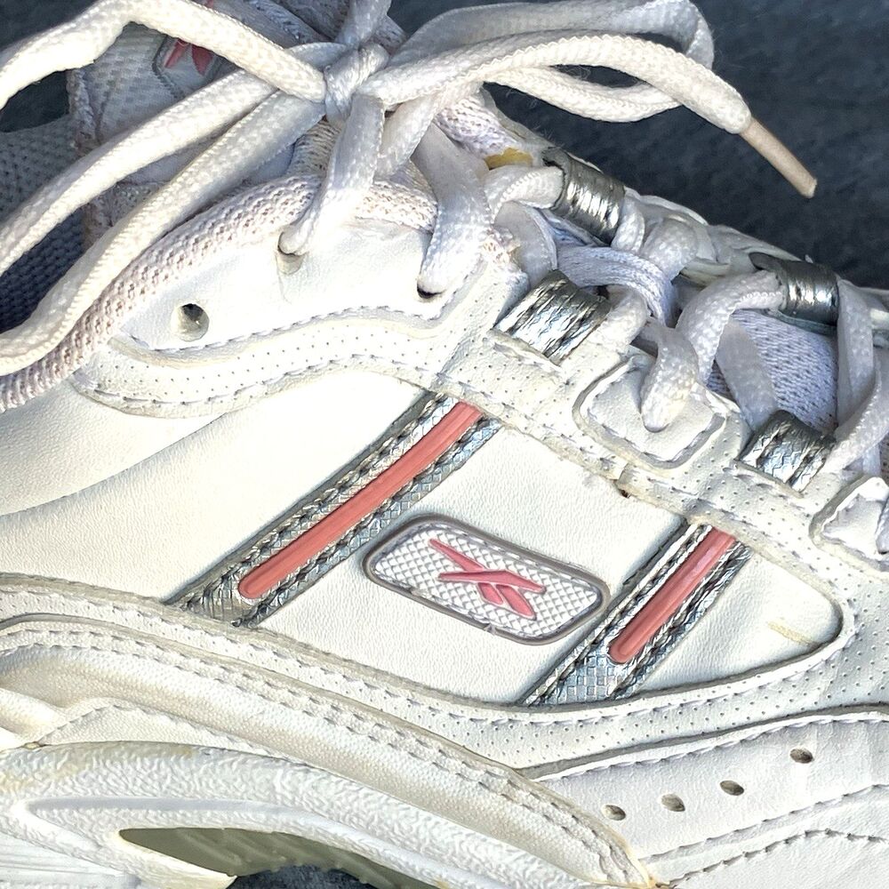 Reebok Vintage Aerobics Sneakers RB505 TYI Low Leather White 6 Womens Shoe Y2K - Picture 6 of 13